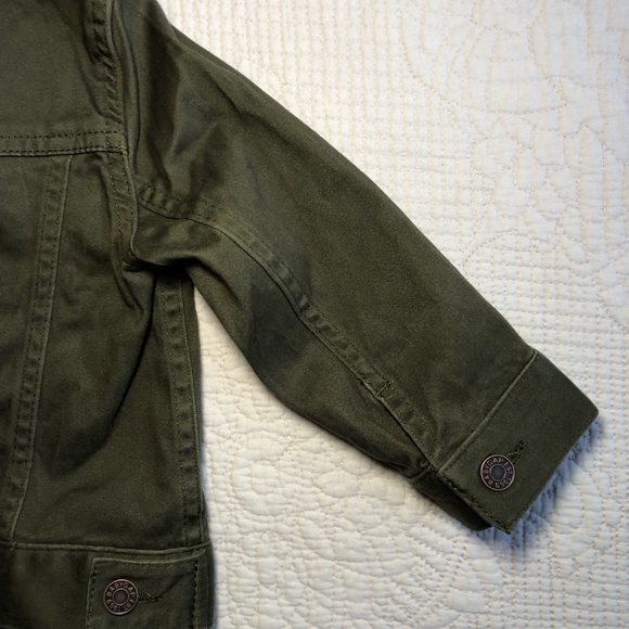 GAP Kids Toddler Olive Green Jacket Size 18 - 24 months - Picture 10 of 11